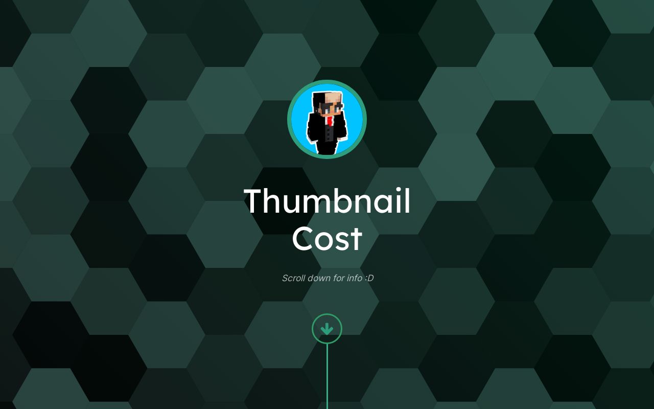 Carrd profile picture for @thumbnail